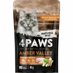 4 Paws Amber Valley Perlhuhn & Landgemüse 85G