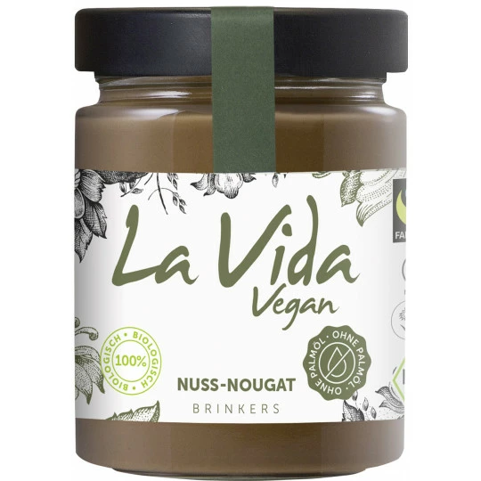 Brinkers Bio La Vida Nuss-Nougatcreme Vegan 270G 1 Brinkers Bio La Vida Nuss-Nougatcreme Vegan 270G