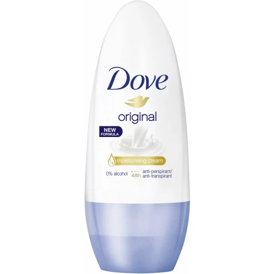 DOVE Deodorant Roll-On Original 50ML 1 DOVE Deodorant Roll-On Original 50ML
