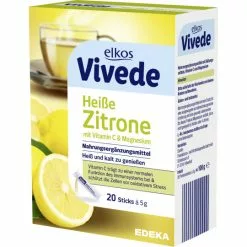 Elkos VIVEDE Heiße Zitrone Sticks 20ST 100G
