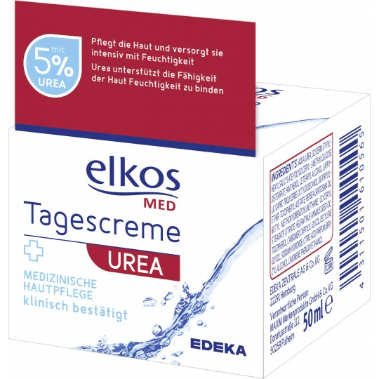 Elkos Med Tagescreme + Urea 50ML 1 Elkos Med Tagescreme + Urea 50ML