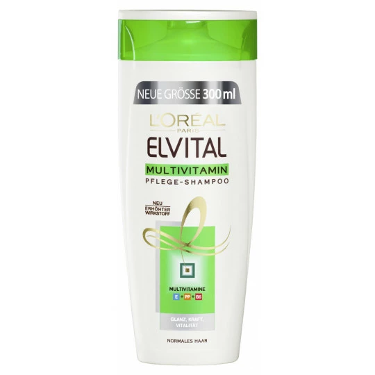L'Oreal Elvital Multivitamin Pflege-Shampoo 300ML 1 L'Oreal Elvital Multivitamin Pflege-Shampoo 300ML