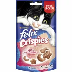 Felix Crispies Leckerlis Mit Lachs- Und Forellengeschmack 45G
