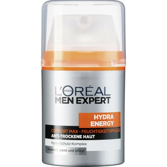 L'Oreal Men Expert Hydra Energy Comfort Max Intensiv Feuchtigkeitspflege Anti-Trockene Haut 50ML