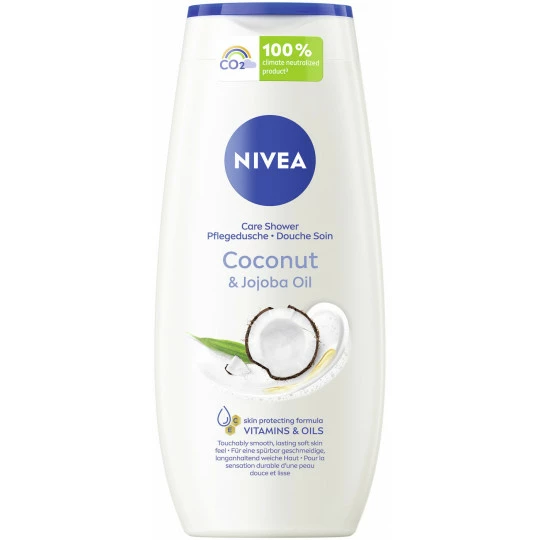 NIVEA Pflegedusche Coconut & Jojoba Oil 250ML 1 NIVEA Pflegedusche Coconut & Jojoba Oil 250ML