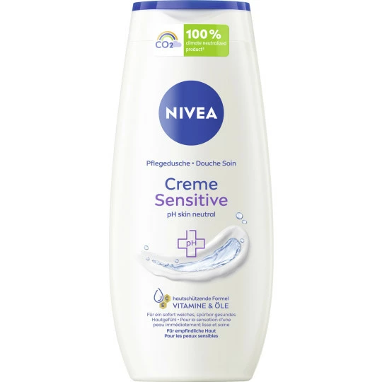 NIVEA Pflegedusche Creme Sensitive PH Skin Neutral 250ML 1 NIVEA Pflegedusche Creme Sensitive PH Skin Neutral 250ML
