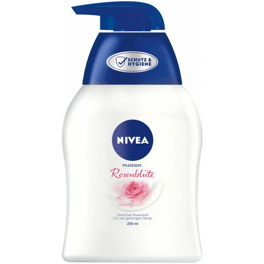 NIVEA Pflegeseife Rosenblüte 250ML 1 NIVEA Pflegeseife Rosenblüte 250ML
