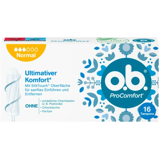 O.b.Tampons Pro Comfort Normal 16ST 1 O.b.Tampons Pro Comfort Normal 16ST