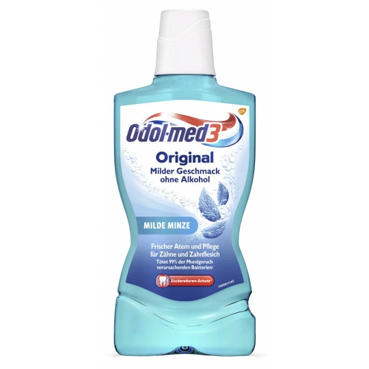 Odol-med3 Mundspülung Original Milde Minze 500ML 1 Odol-med3 Mundspülung Original Milde Minze 500ML