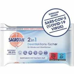 Sagrotan 2in1 Desinfektions-Tücher 15ST